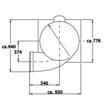 Wisy WFF300 cycloon regenwaterfilter