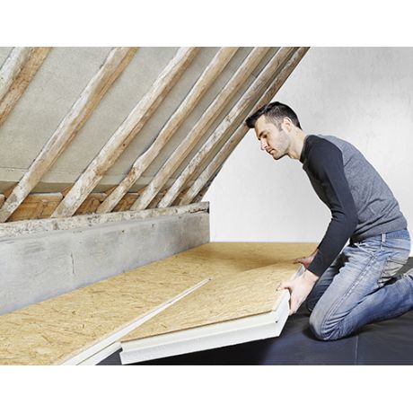 renoTHERM ATTIC L OSB 4cm/Rd1.9 (pak 1,47m² / netto 1,43m²)