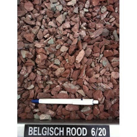 GRAVIER BELGISCH ROOD 6/20 - big bag - per 500kg